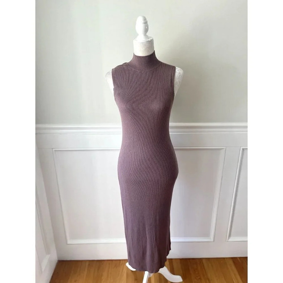 Sanctuary Be Smooth High Neck Stretch Sweater Dress S - Picture 3 of 7